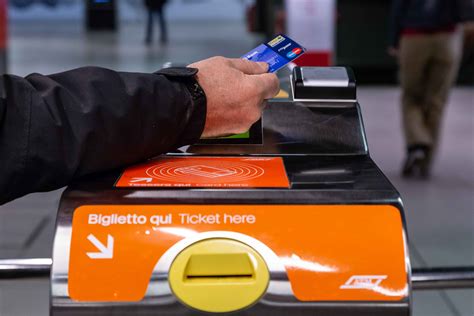 how to use contactless credit card on milano metro|metro payment milan area.